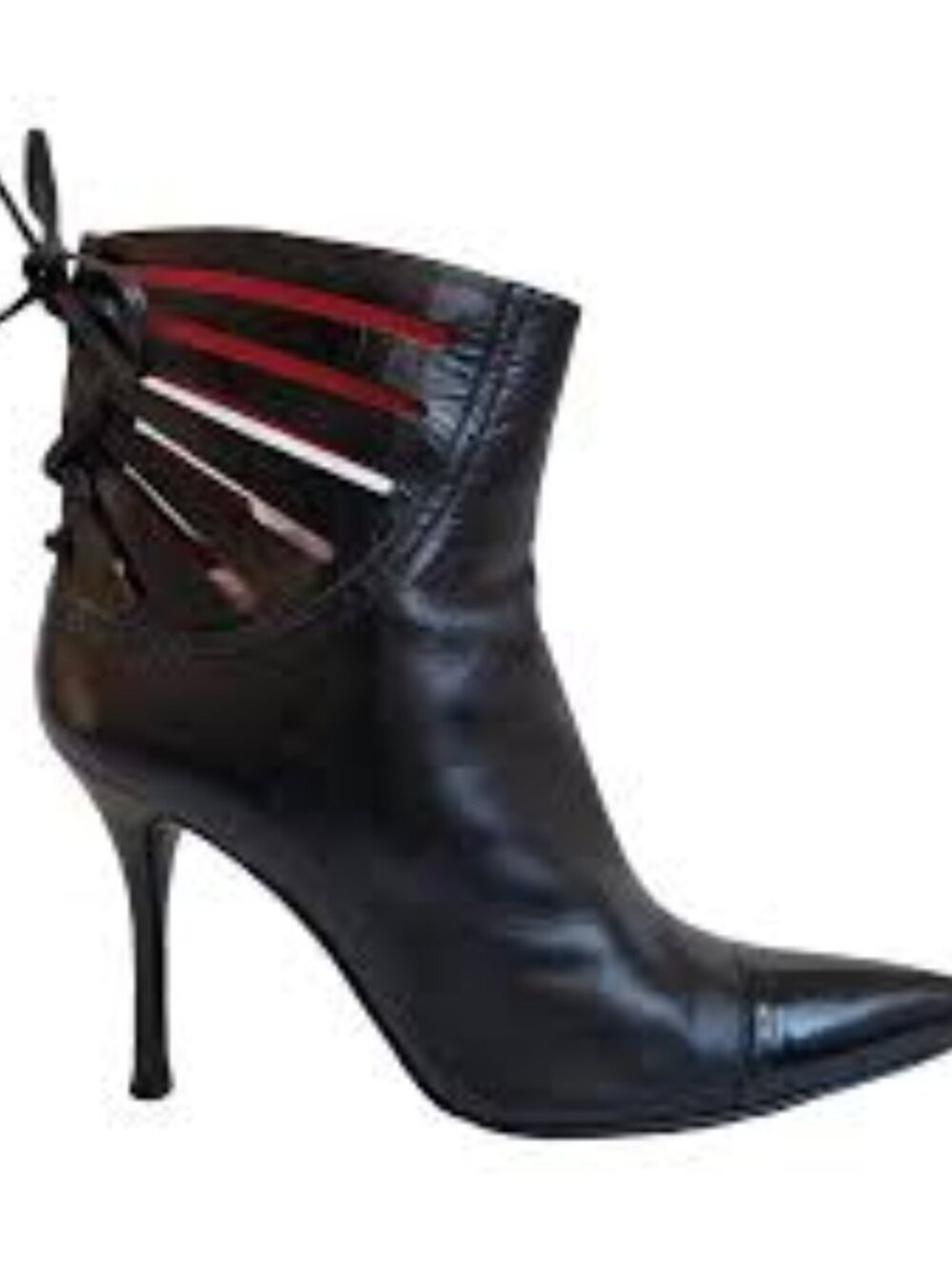 Celine Pointed Ankle Heeled Booties - Picture 1 of 11